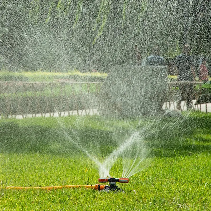 Rasensprinkler 360° drehbar – 3 Düsen Bewässerung - Garten & Outdoor | BEST-AMBIENCE