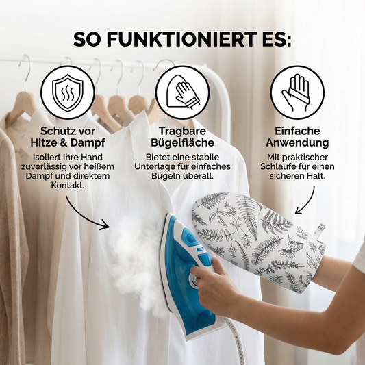 Bügelhandschuh hitzebeständig – Dampf- & Hitzeschutz - Detailansicht 2 | BEST-AMBIENCE