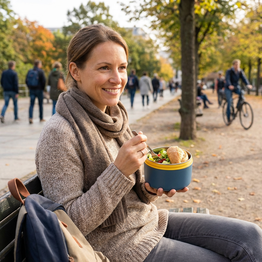 Isolierte Lunchbox Set 3-teilig – auslaufsicher & mobil - Detailansicht 15 | BEST-AMBIENCE