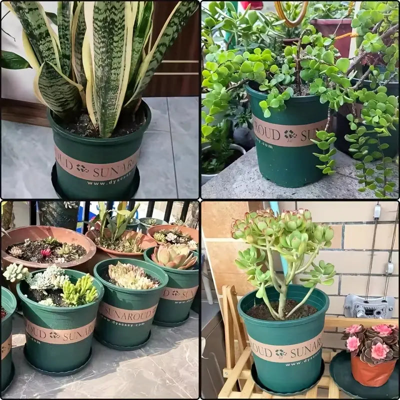Wetterfester Blumentopf Kunststoff – Garten & Balkon – Detailansicht 4 | BEST-AMBIENCE