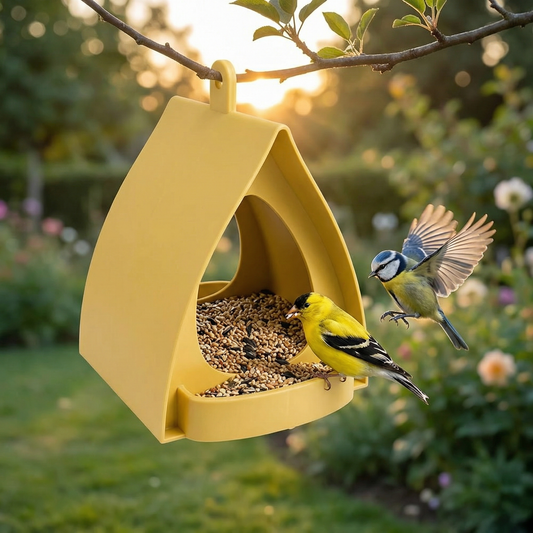 Vogelfutterhaus hängend – Groß für Garten & Balkon