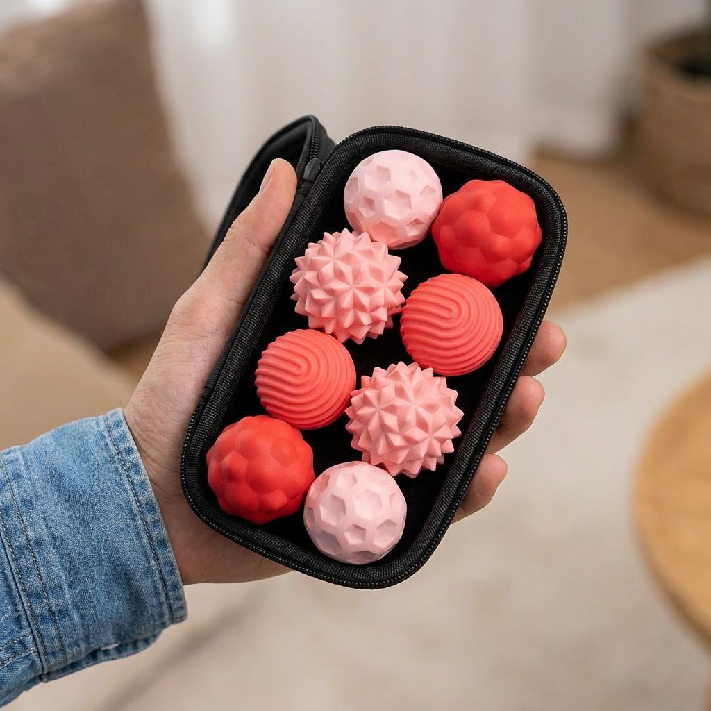 Stressball Silikonkugeln magnetisch – Entspannung & Fokus - Detailansicht 11 | BEST-AMBIENCE