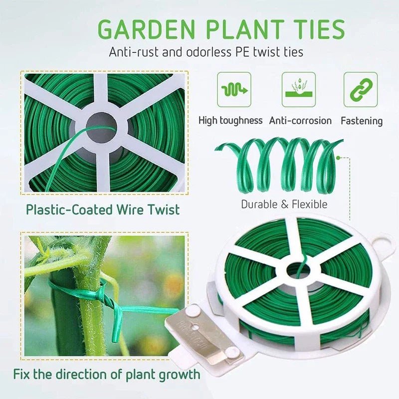 Pflanzenbinder Draht 50m – Bindedraht für den Garten - Detailansicht 6 | BEST-AMBIENCE