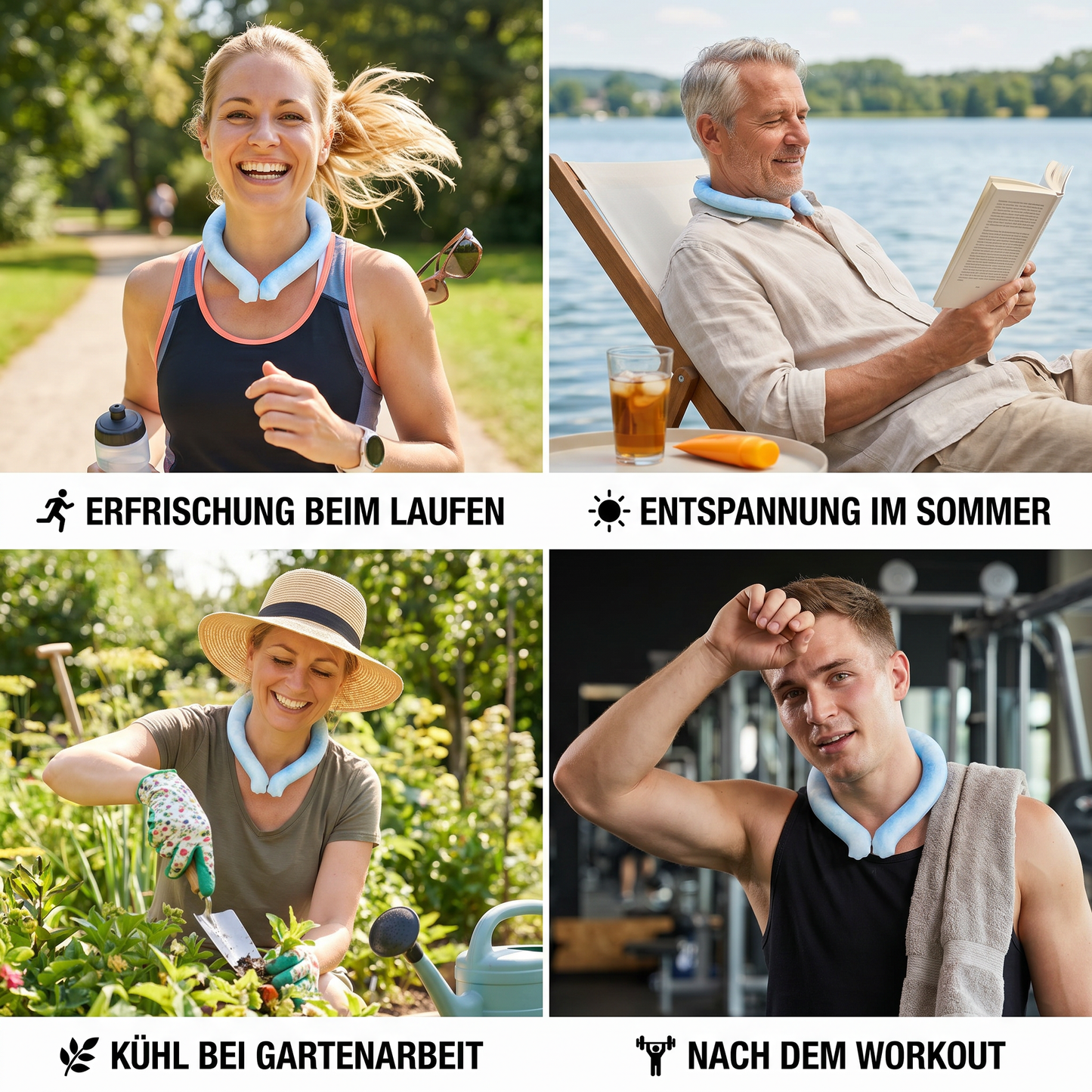 Kühlband Nacken – Wiederverwendbar für Sport & Outdoor - Detailansicht 4 | BEST-AMBIENCE
