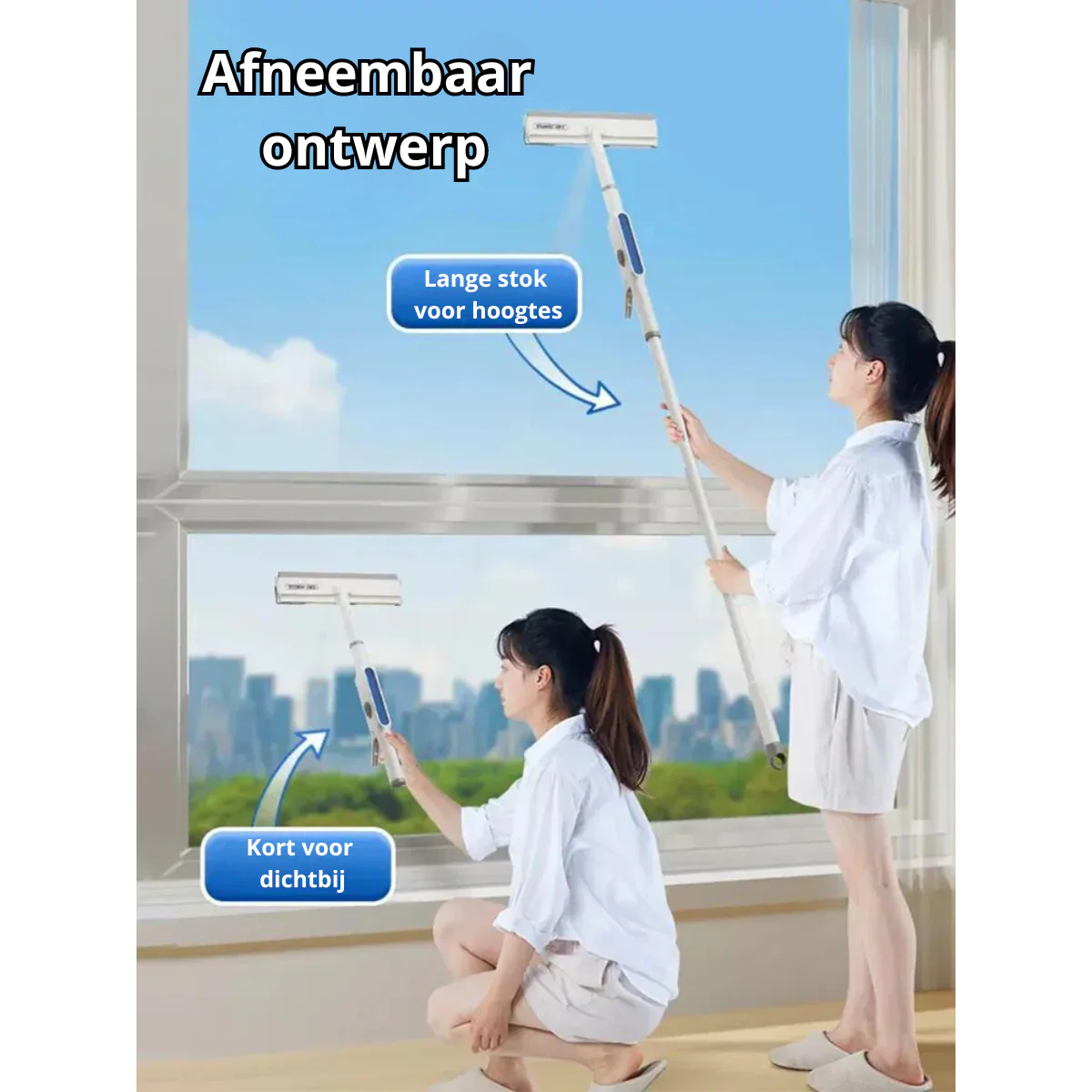 Fensterwischer 3-in-1 mit Sprühfunktion & Abzieher – Detailansicht 4 | BEST-AMBIENCE