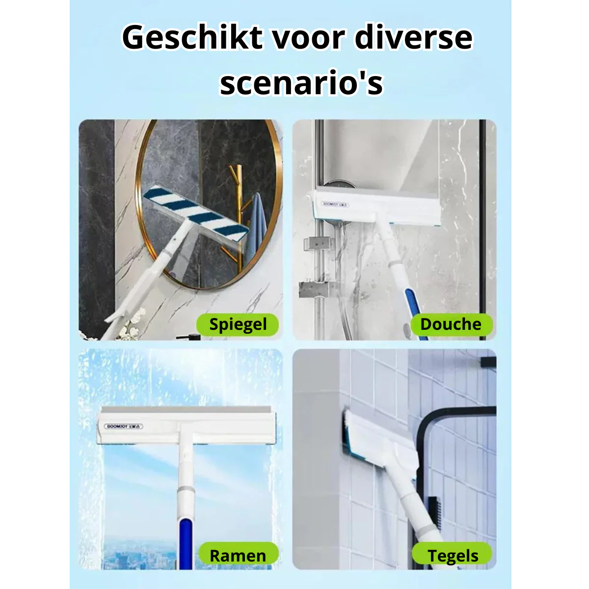 Fensterwischer 3-in-1 mit Sprühfunktion & Abzieher – Detailansicht 6 | BEST-AMBIENCE