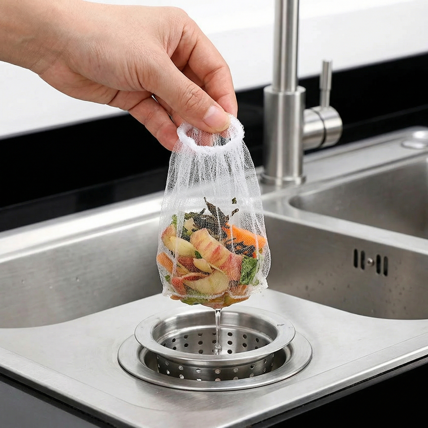 Abflusssieb Einweg 2er Set – Spüle & Waschbecken Schutz - Detailansicht 2 | BEST-AMBIENCE