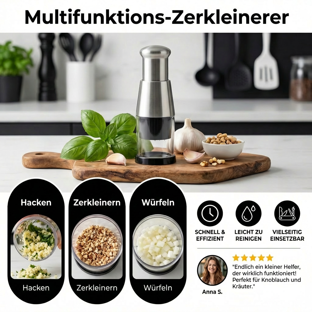 Manueller Zerkleinerer Multifunktion für die Küche - Detailansicht 3 | BEST-AMBIENCE