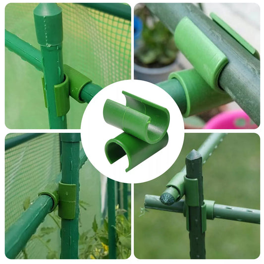 Pflanzenstütz-Clip für Zaun, Stange & Netz – 1 Set – Garten & Outdoor | BEST-AMBIENCE