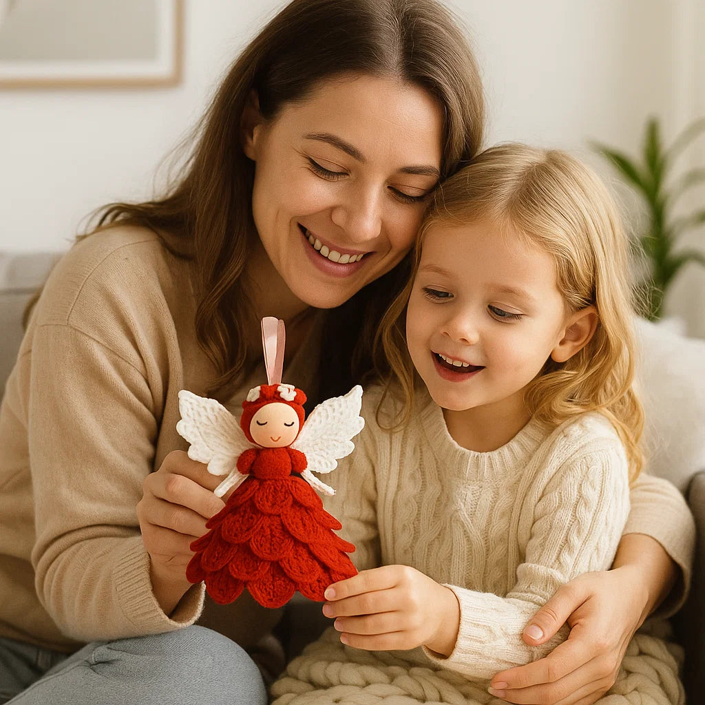 Handgehäkelte Engel-Figur – Deko Weihnachten Advent - Detailansicht 3 | BEST-AMBIENCE