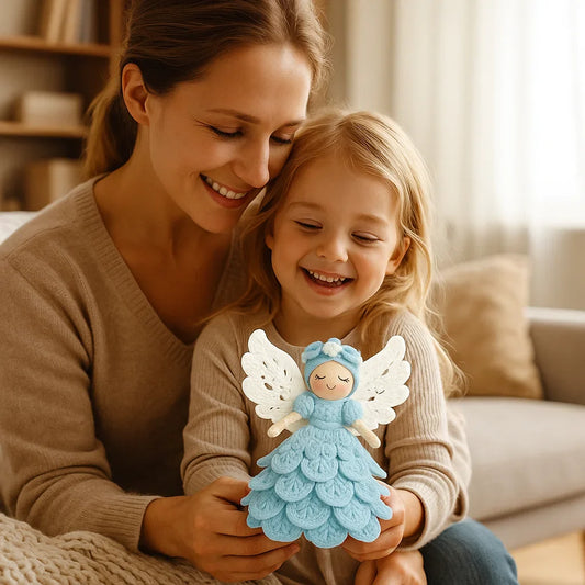 Handgehäkelte Engel-Figur – Deko Weihnachten Advent - Detailansicht 2 | BEST-AMBIENCE