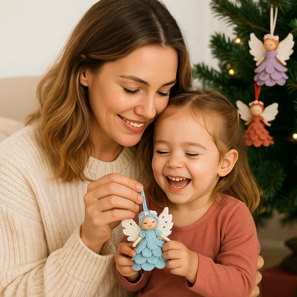 Handgehäkelte Engel-Figur – Deko Weihnachten Advent - Dekoration | BEST-AMBIENCE